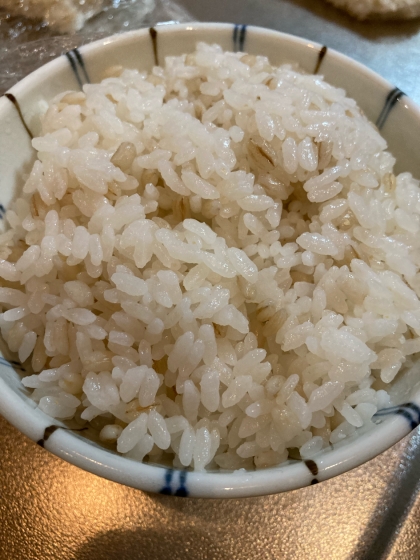 圧力鍋なら簡単！押し麦ごはん