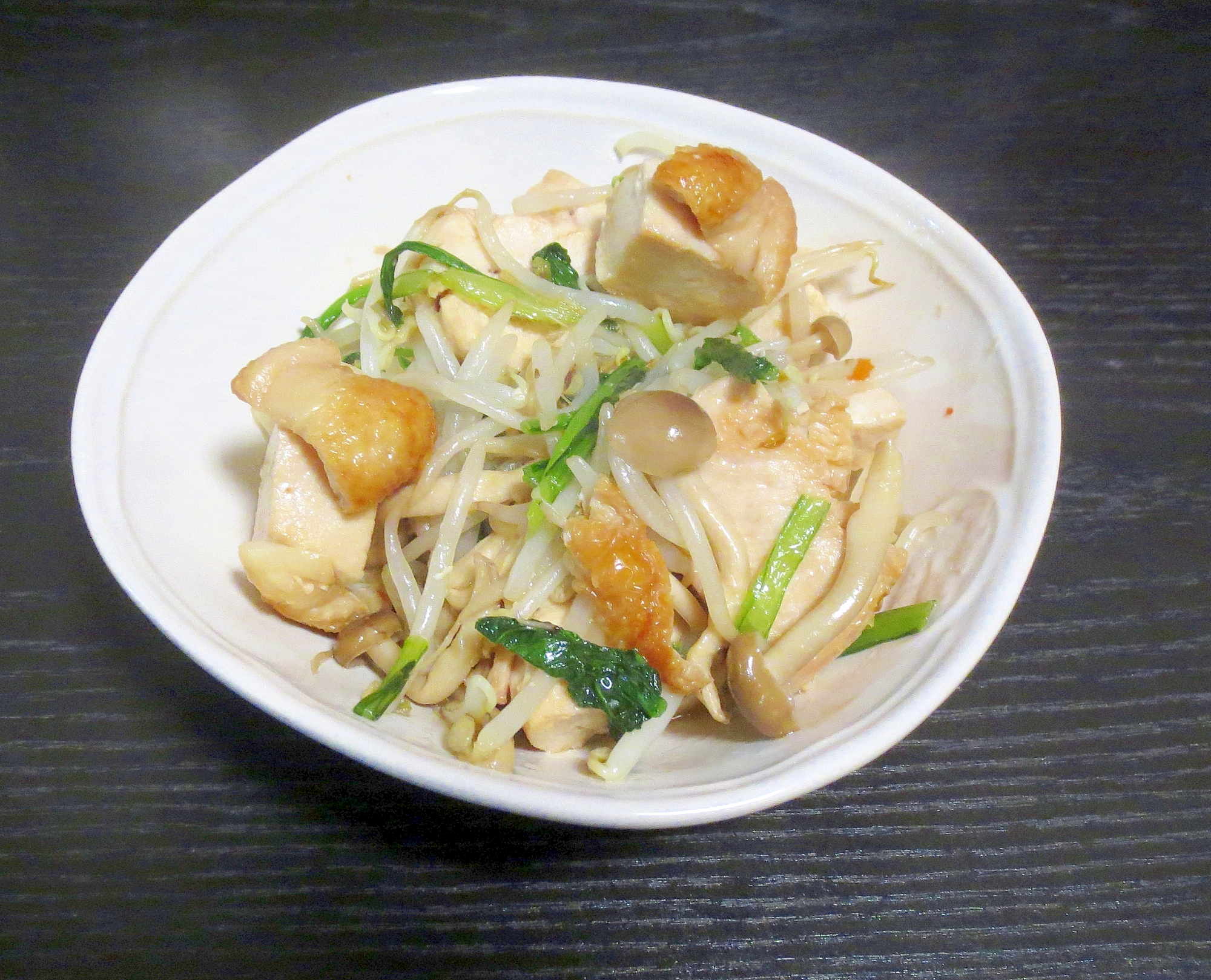 鶏と野菜の柚子こしょう炒め