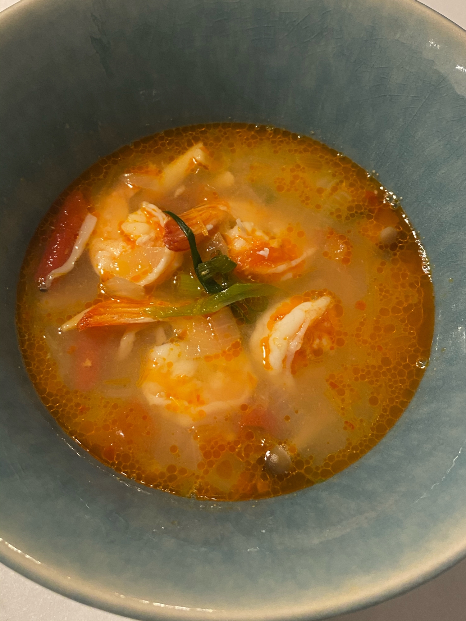 主夫がつくる豆板醤とお酢でトムヤムクン風スープ レシピ 作り方 By 主夫マコト 楽天レシピ