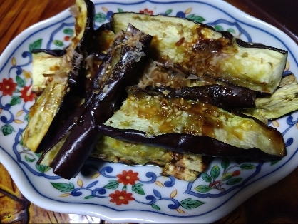 茄子の生姜醤油和え