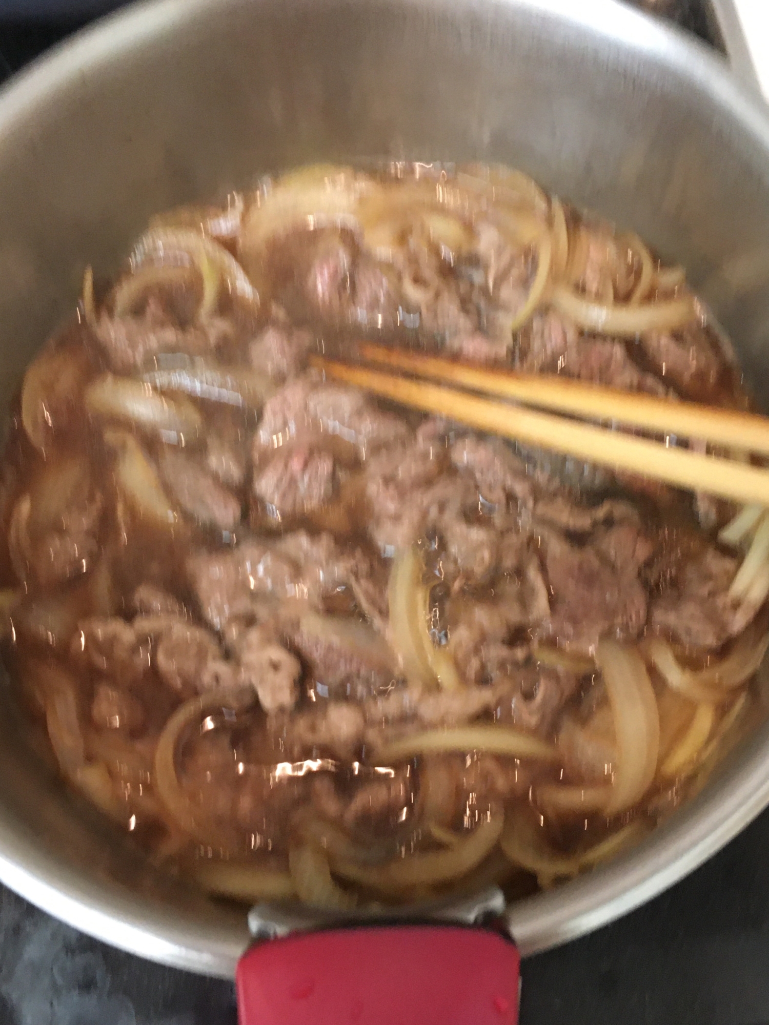 輸入肉でも柔らか☆牛丼の具