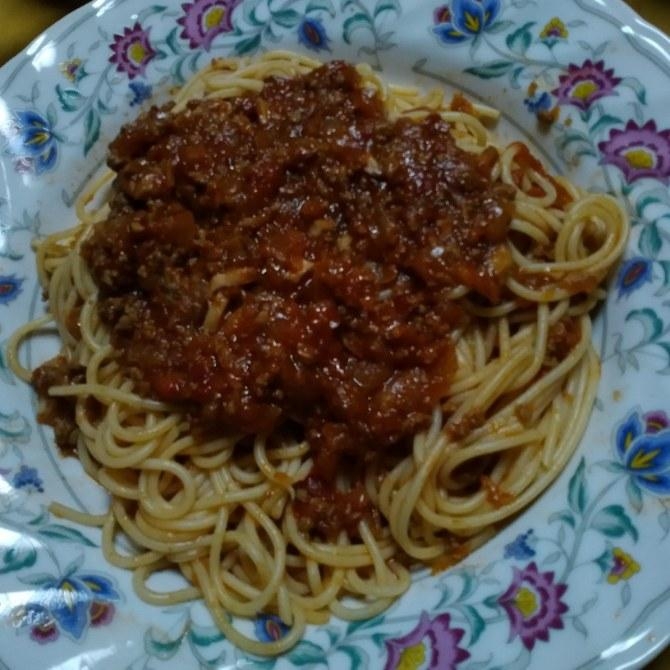 エリンギ入り★ミートソーススパゲティ