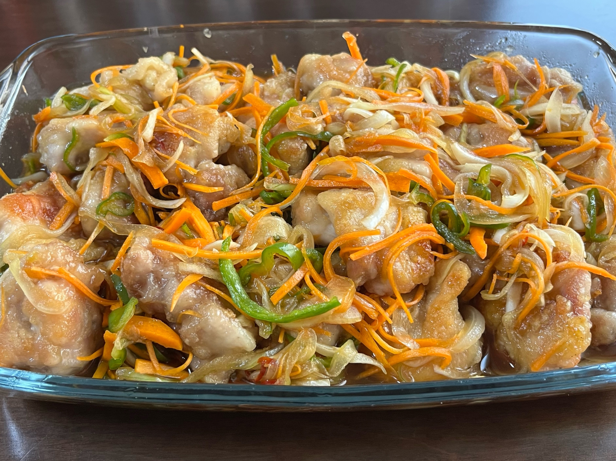 鶏もも肉の南蛮漬け