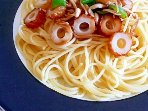 きのことちくわの和風パスタ