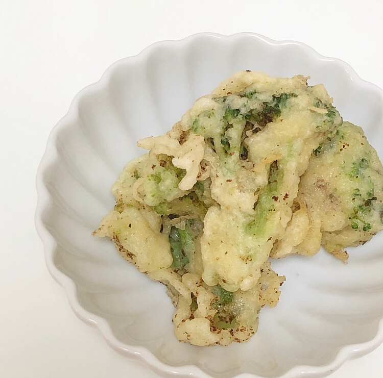 【簡単】即興ブロッコリーの天ぷら