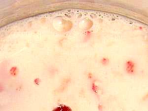 苺とクリームチーズのシェイク