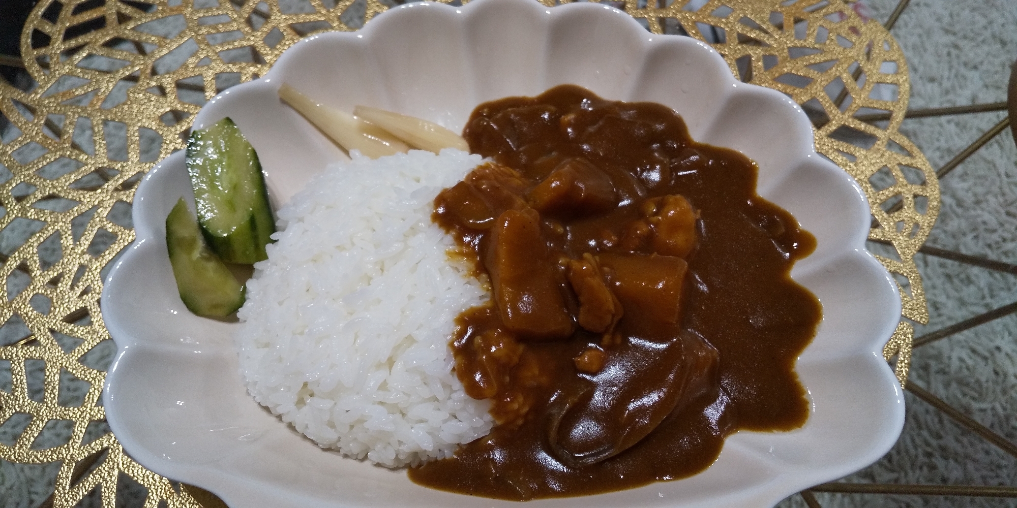 夏のかぼちゃたっぷりカレー♪