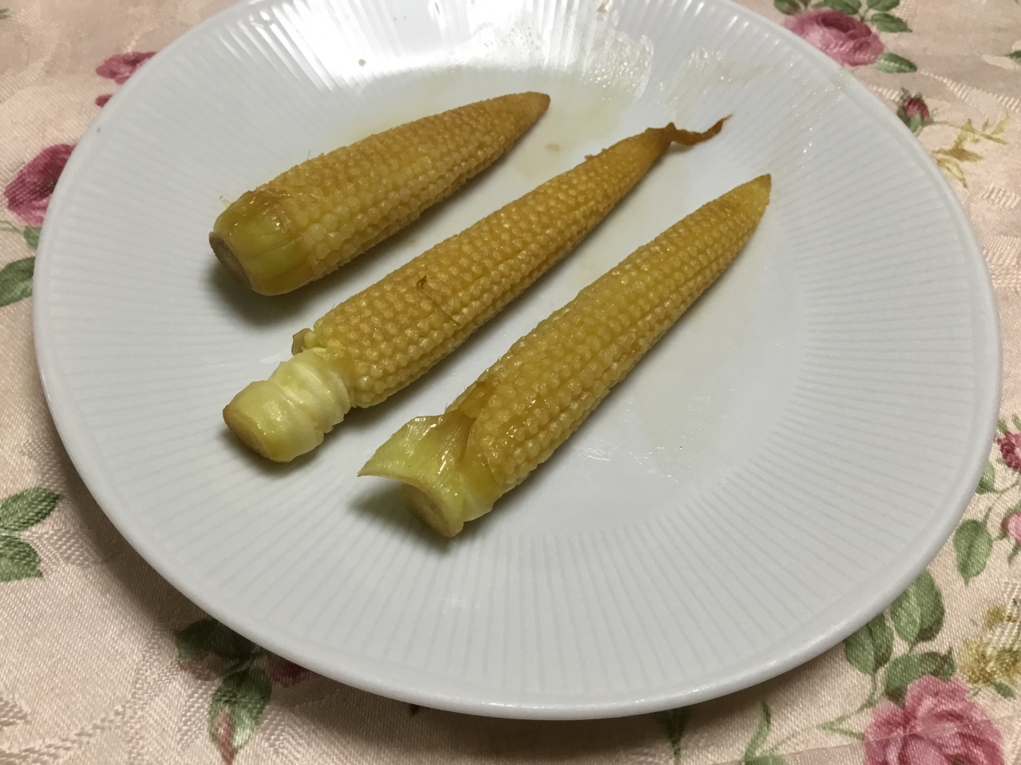 ベビーコーンのバター醤油炒め