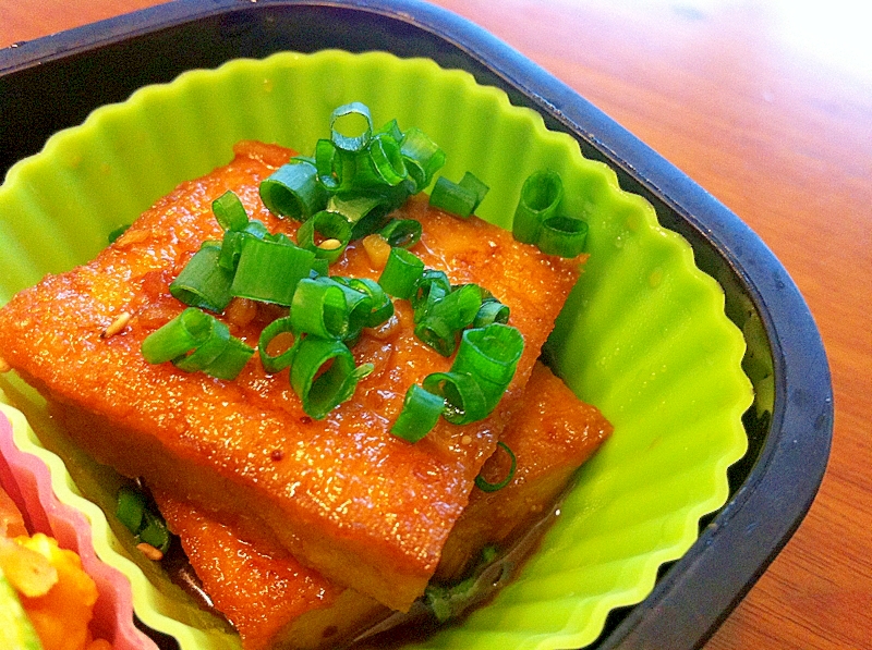 厚揚げの甘辛煮