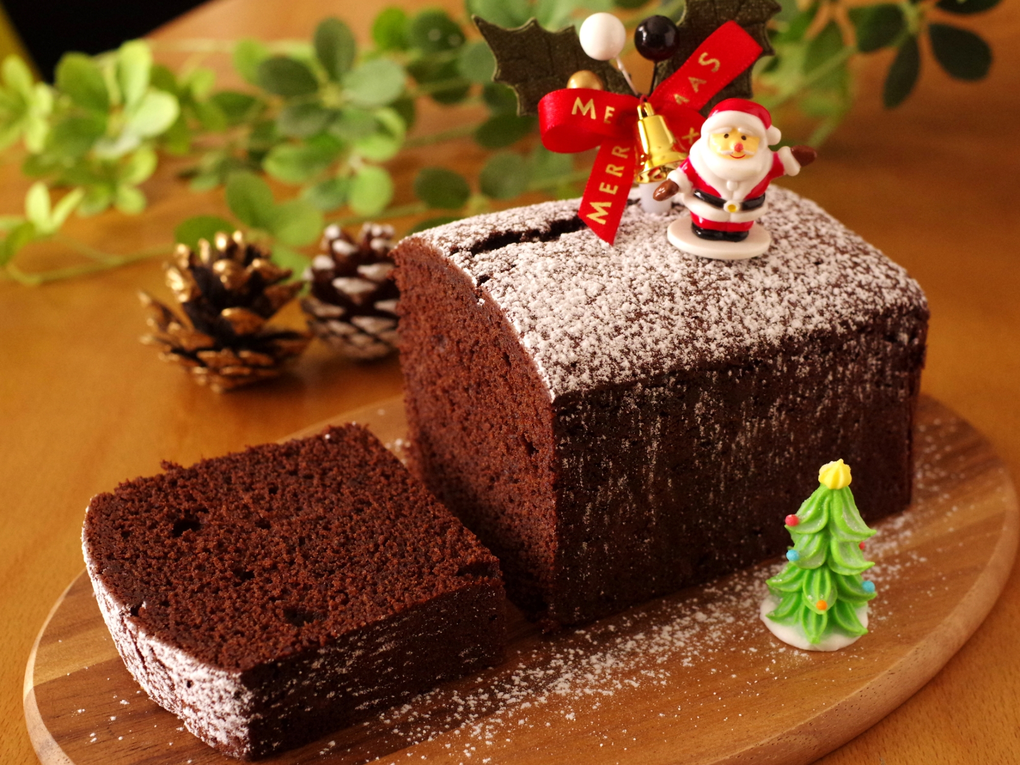 Hmでクリスマスの超簡単 チョコレートケーキ レシピ 作り方 By めろんぱんママ めろんカフェ 楽天レシピ