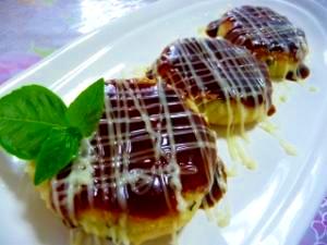 豆腐でふわとろ焼き(お好み焼き風)