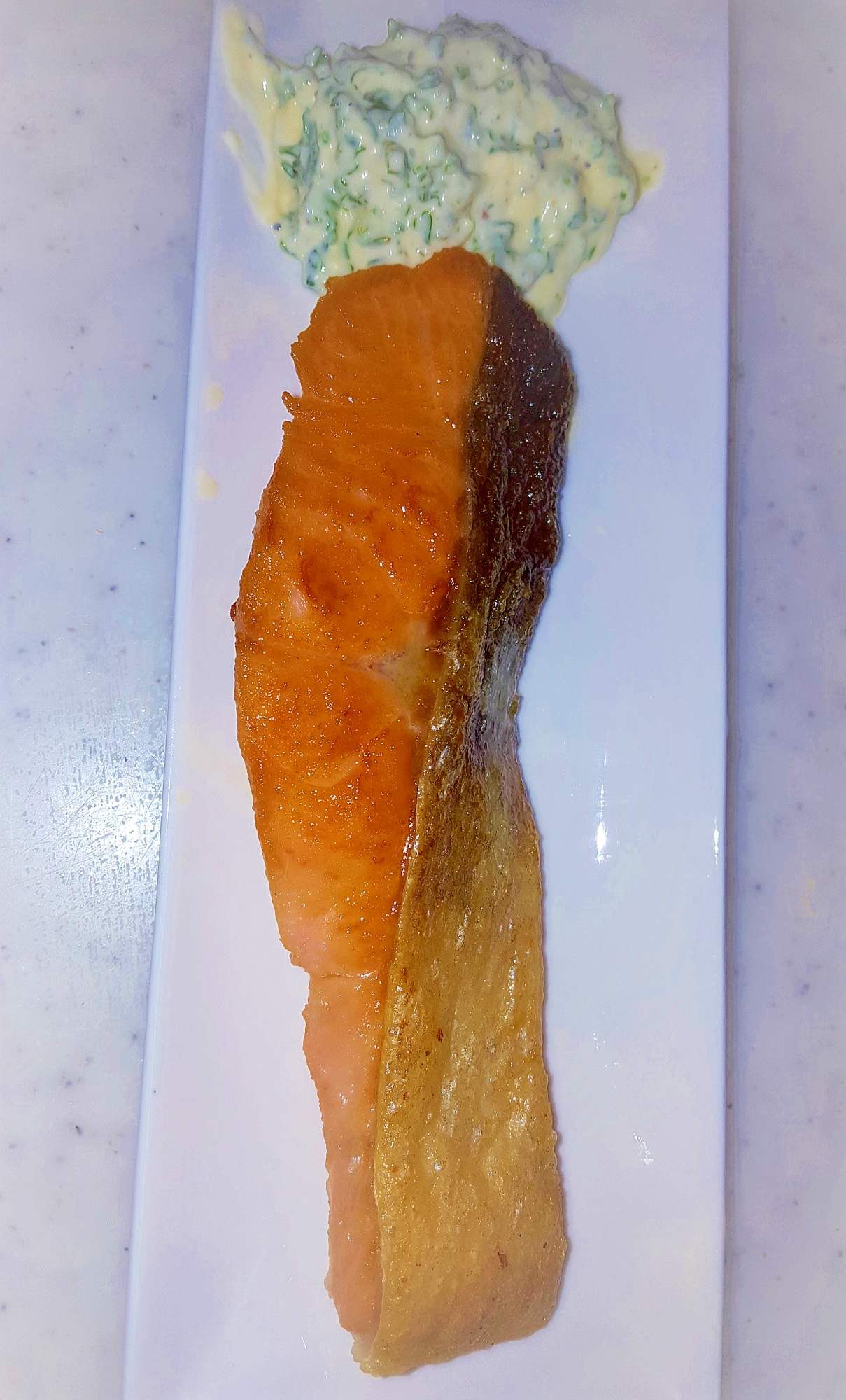 激うまパセリソースで食べる秋鮭のムニエル