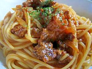 牛すじ煮込みをリメイク 濃厚デミグラスソースパスタ レシピ 作り方 By Yuu1099 楽天レシピ 牛すじ煮込みをリメイク 濃厚デミグラスソースパスタ レシピ 作り方 By Yuu1099 楽天レシピ