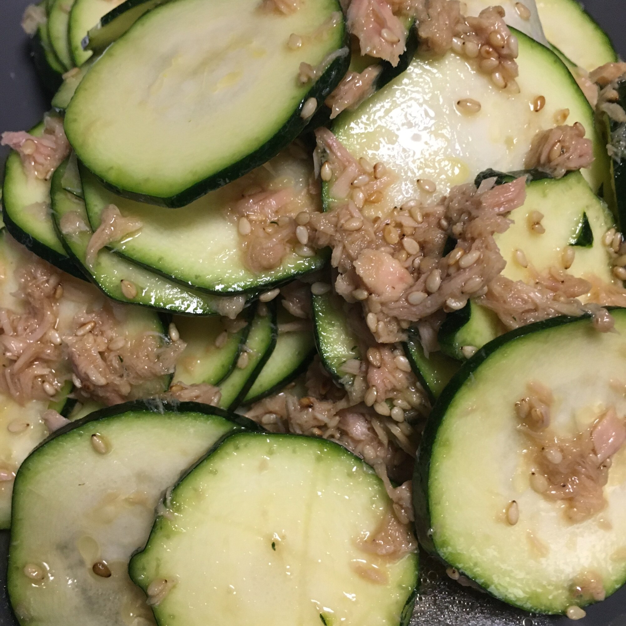 ズッキーニとツナのサラダ レシピ 作り方 By ゆら06 楽天レシピ