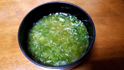 青海苔消費‼︎あおさ味噌汁