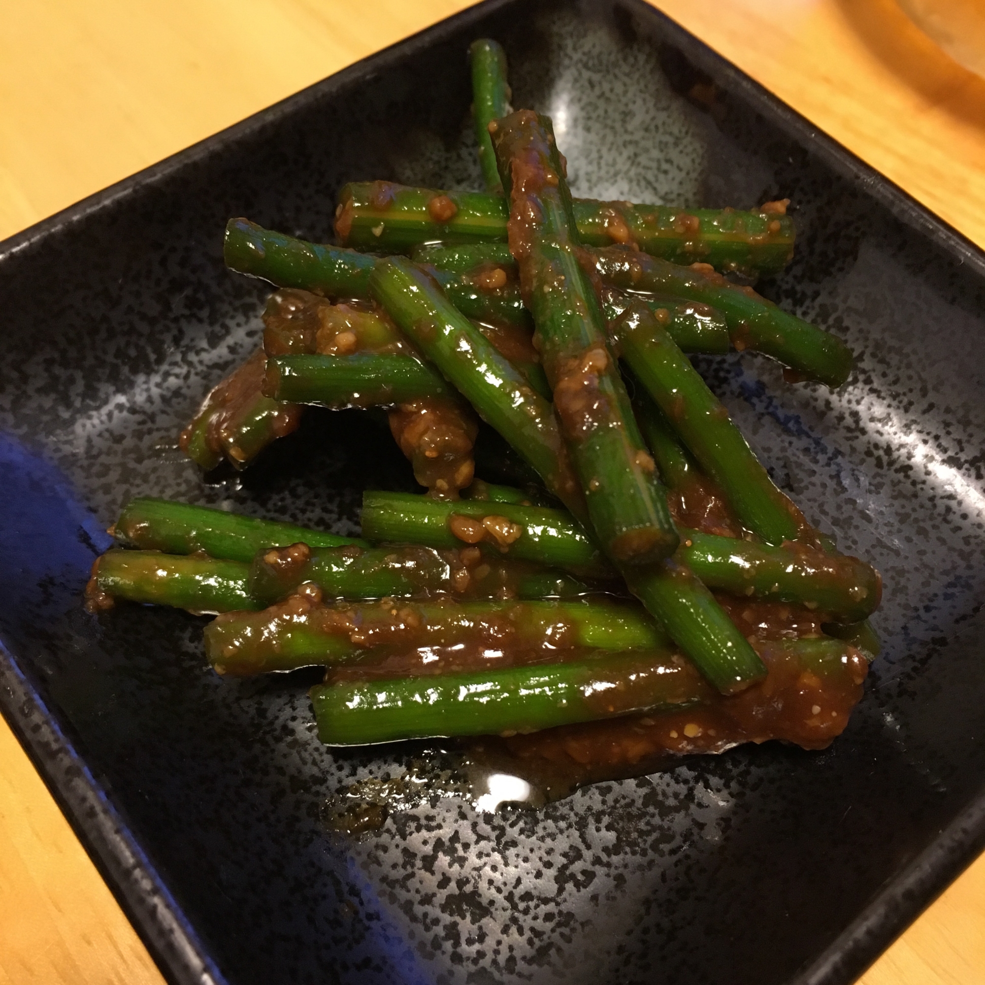 ニンニクの芽の味噌漬け