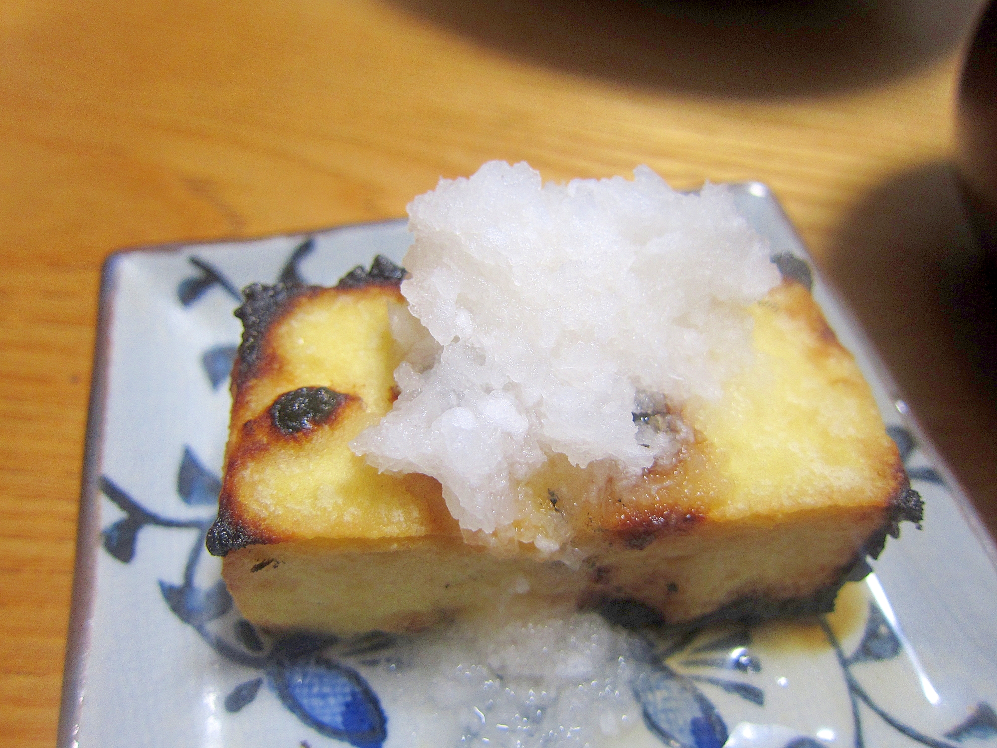 大根おろしと揚げだし豆腐