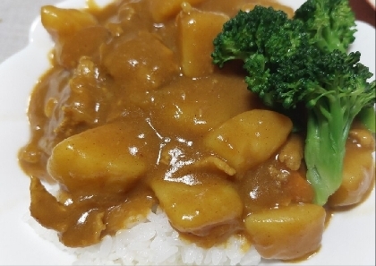 ささみとブロッコリーのカレー