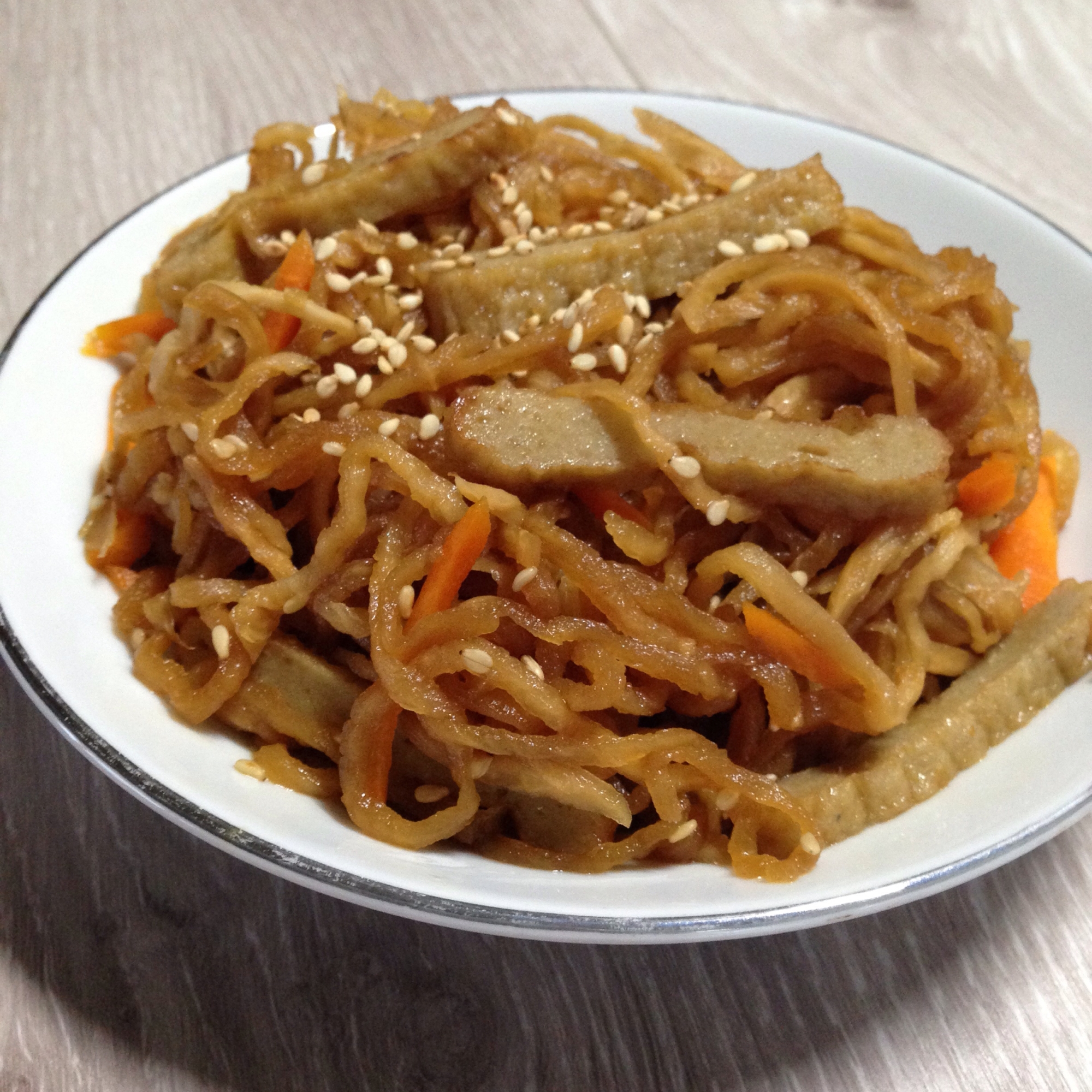 切り干し大根とじゃこ天の煮物♪