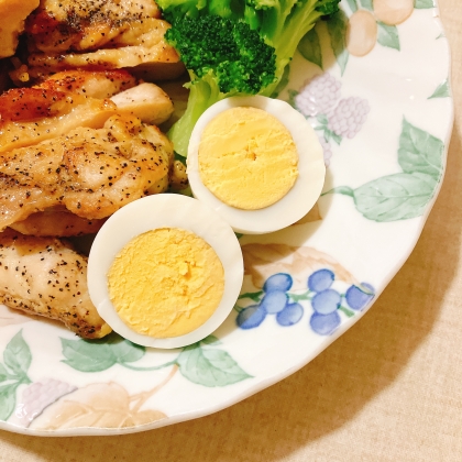 蒸かし芋のついでにできる蒸かし玉子❤ゆで卵風✨節約