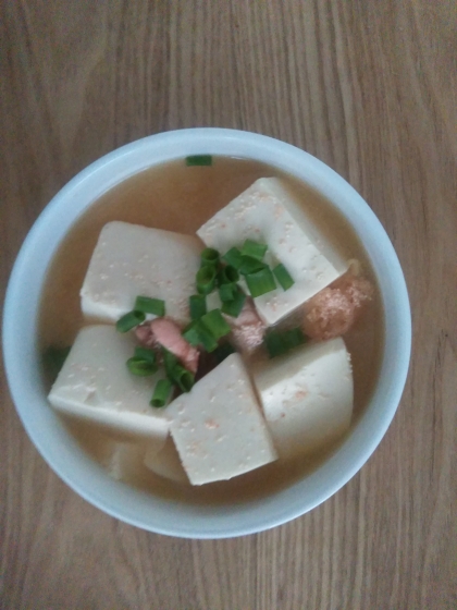 簡単に出来て嬉しいです♪
美味しいお豆腐に
なりました(@_@)
ごちそうさまでした♪
