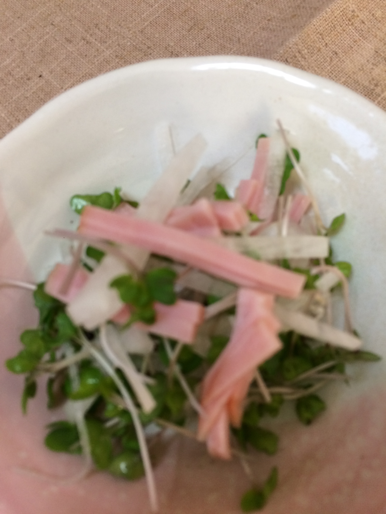 ブロッコリースプラウト 大根 ハムのサラダ レシピ 作り方 By Piano 楽天レシピ ブロッコリースプラウト 大根 ハムのサラダ レシピ 作り方 By Piano 楽天レシピ