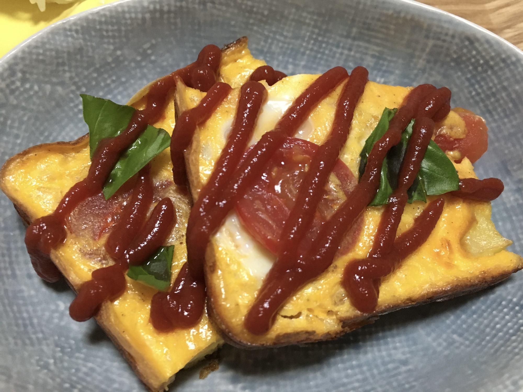 【スペイン風オムレツ】卵焼きフライパンで作る☺︎