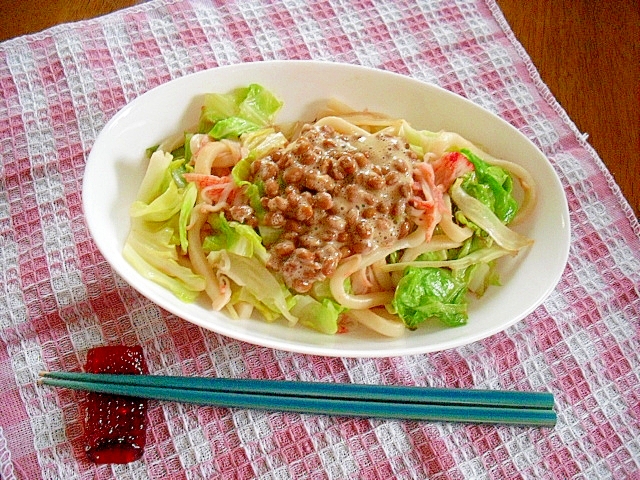 簡単おいしい！納豆うどん