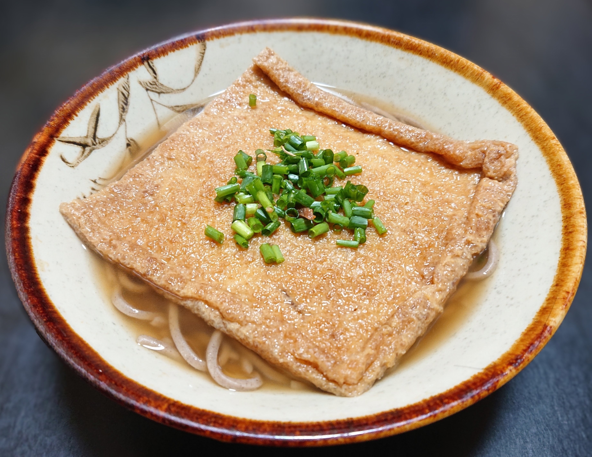 京揚げでけつねそば