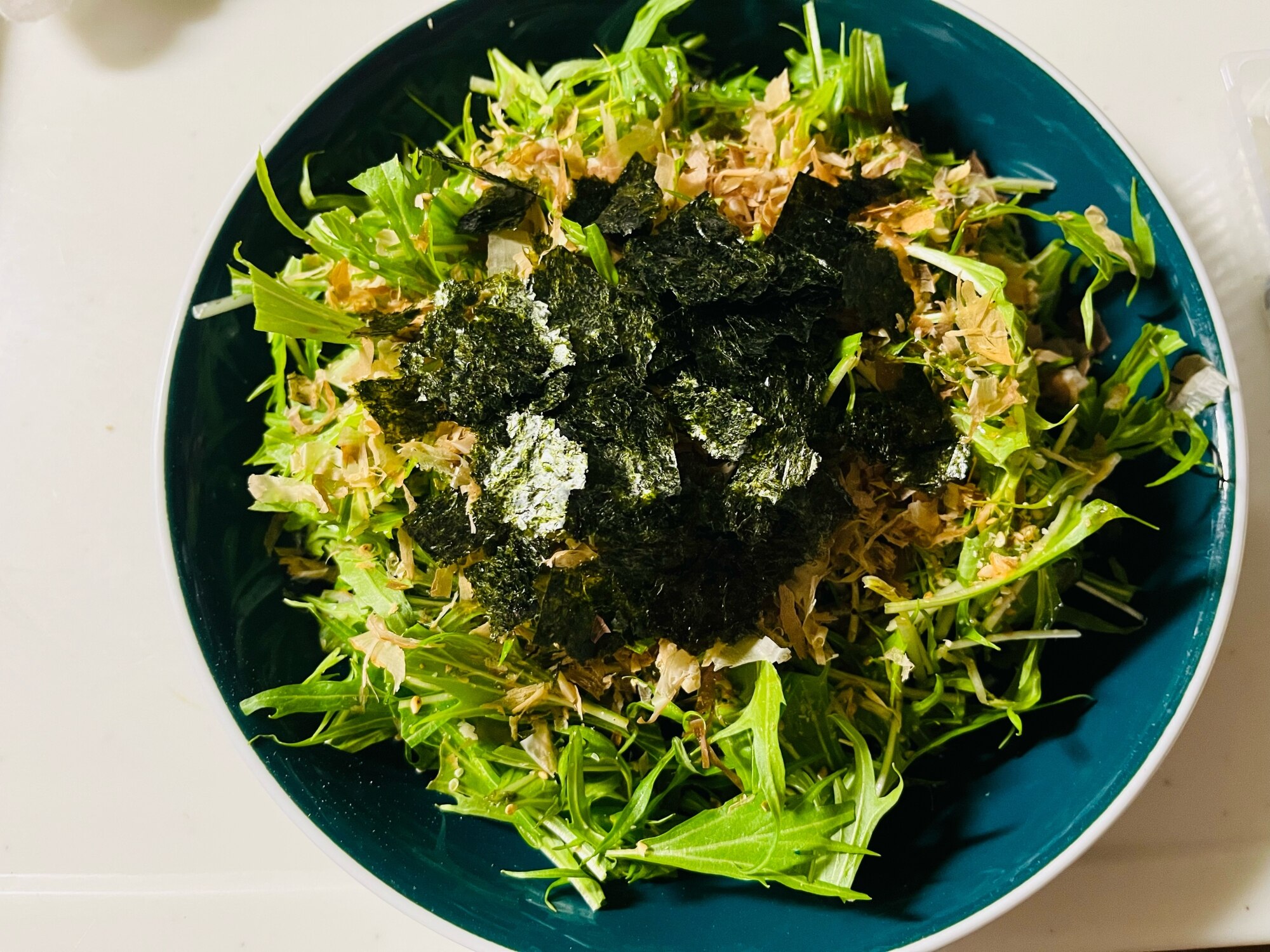 水菜のチョレギサラダ レシピ・作り方 by YOKO yy - 楽天レシピ