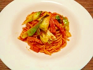 蕾菜☆トマトスパゲッティー