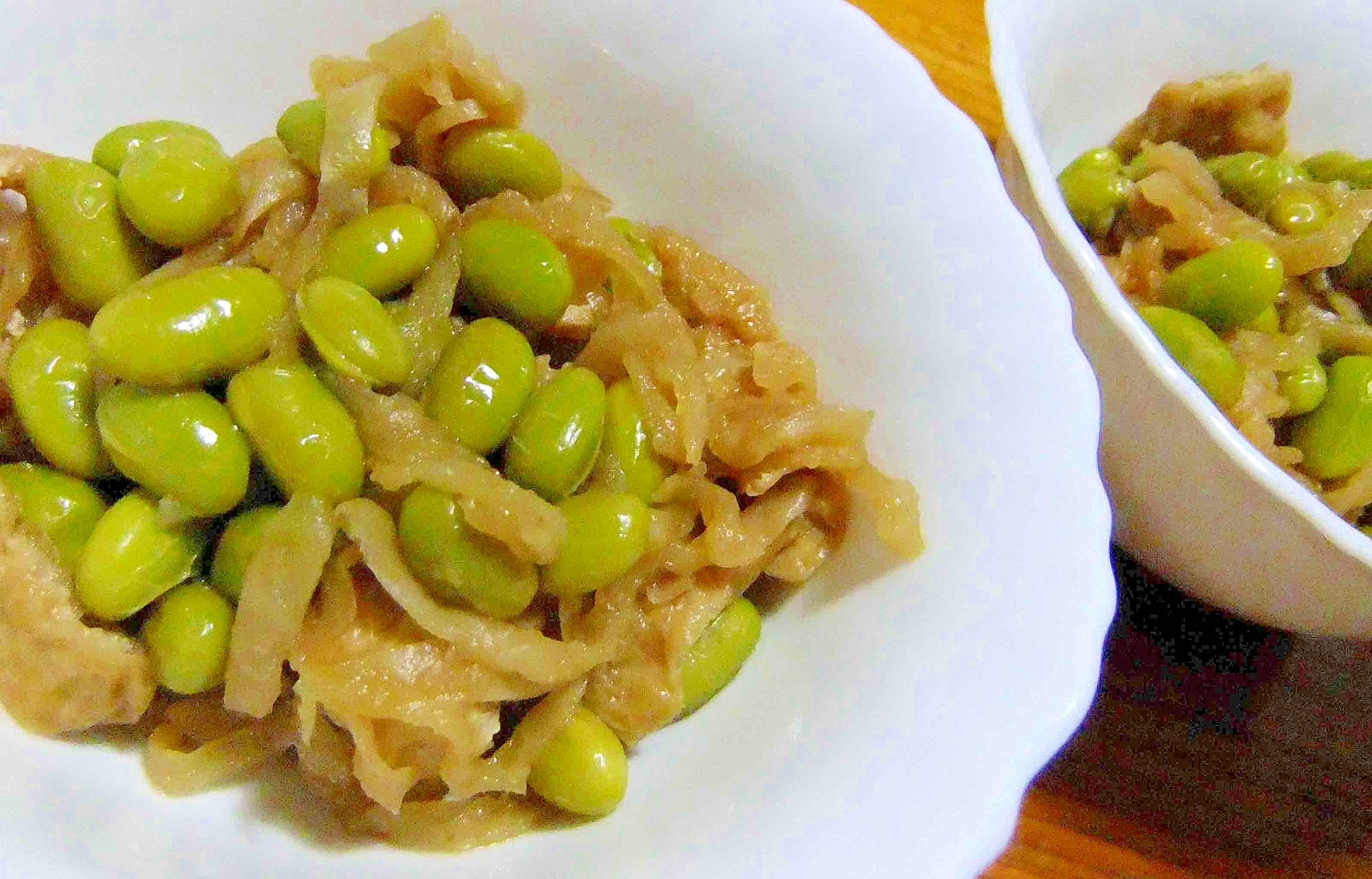 切干大根と枝豆の煮物