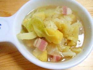 栗入り野菜スープ