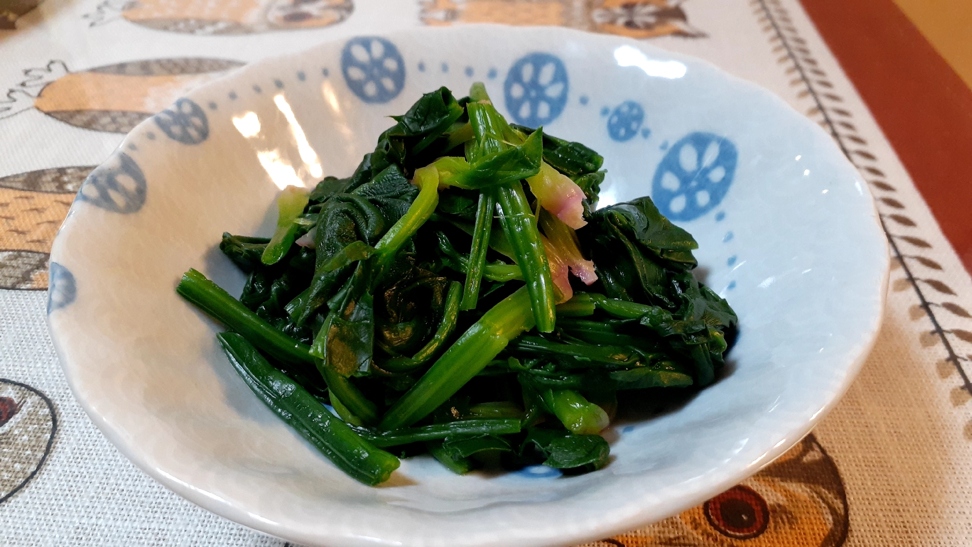 ほうれん草の塩お浸し❗旨味が引き立つ魔法‼️