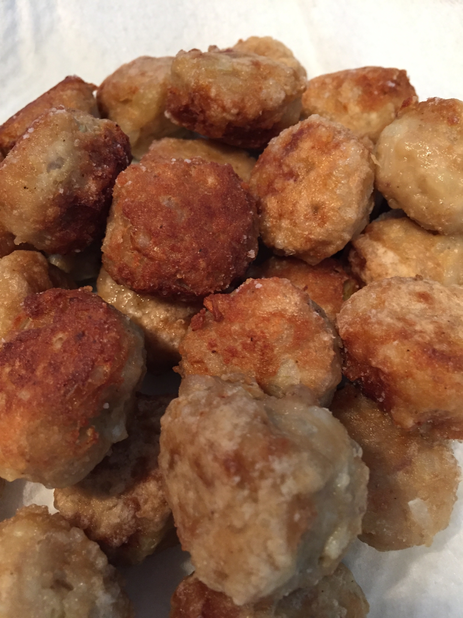 外はカリッと中はふわっとした豆腐入りミートボール レシピ 作り方 By Megrhythm0503 楽天レシピ