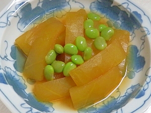 トウガンみたいな、スイカの和風煮物