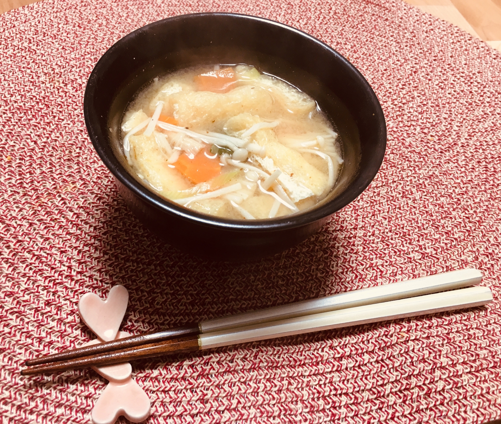 【簡単☆】冷蔵庫にあるもので、具沢山味噌汁(^^)