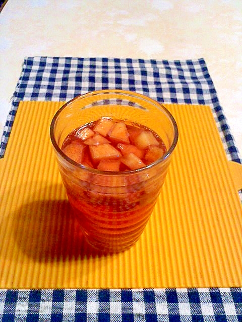 柿の赤ワインサイダー♪
