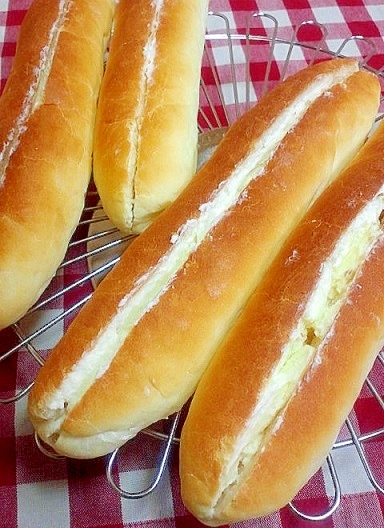 甘 いミルククリームが美味 ミルクフランス Hb レシピ 作り方 By さー 楽天レシピ