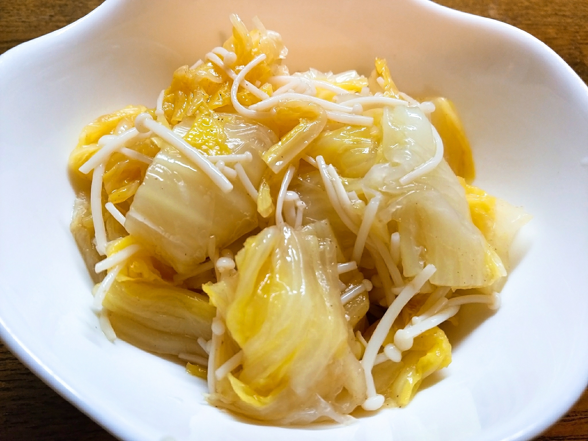 白菜とえのきの煮浸し レシピ 作り方 By のん786 楽天レシピ