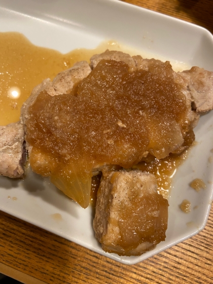 ホントに美味しい！ポークソテー・オニオンソース