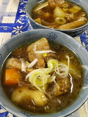 豚ロース根菜和風スープ