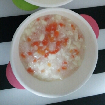 離乳食中期☆豆腐とろみがゆ レシピ・作り方 By Mio211｜楽天レシピ