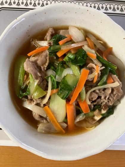 簡単冷凍ラーメン〜野菜増し増しで〜