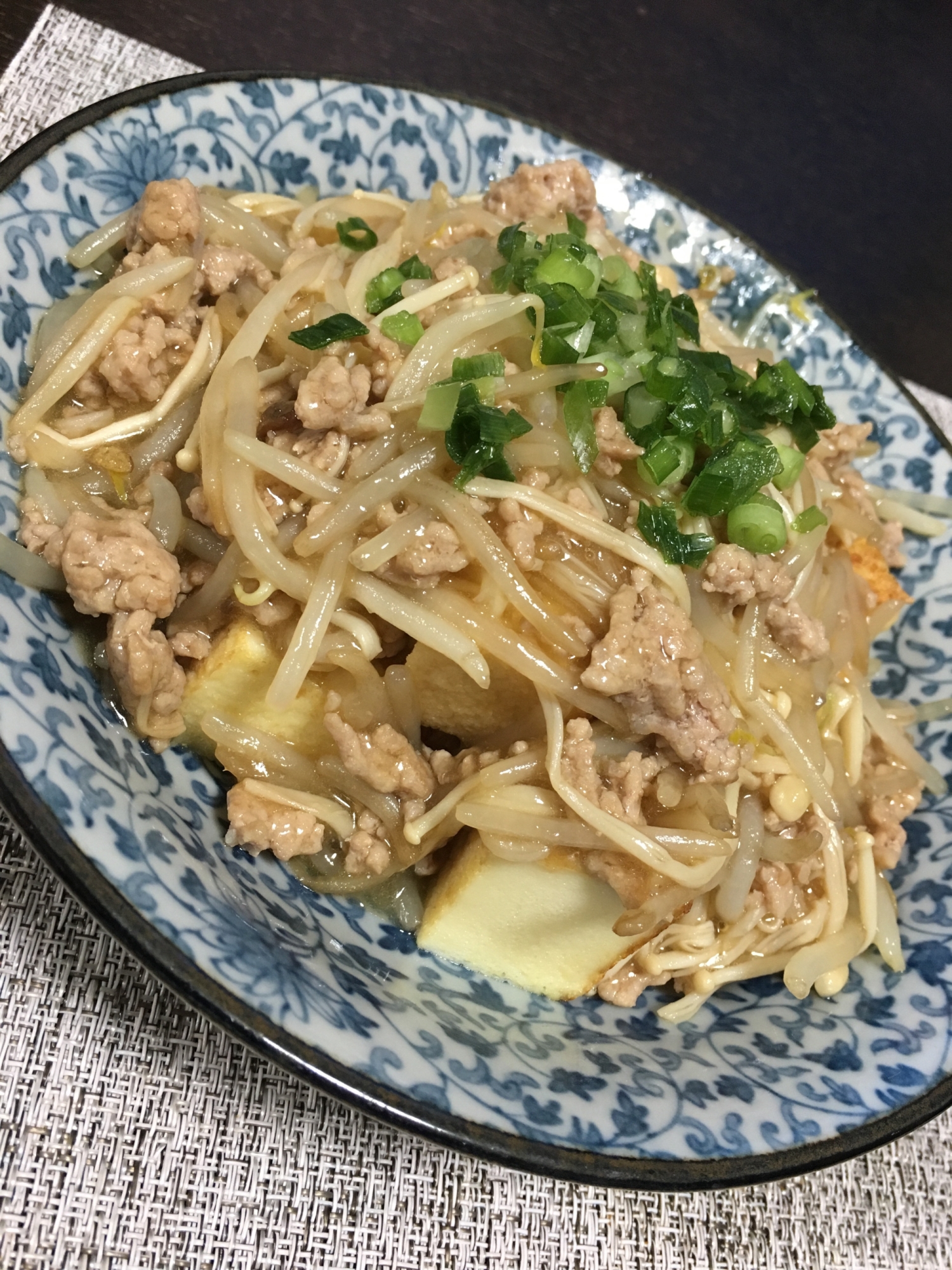 ♡厚揚げひき肉もやしあんかけ♡