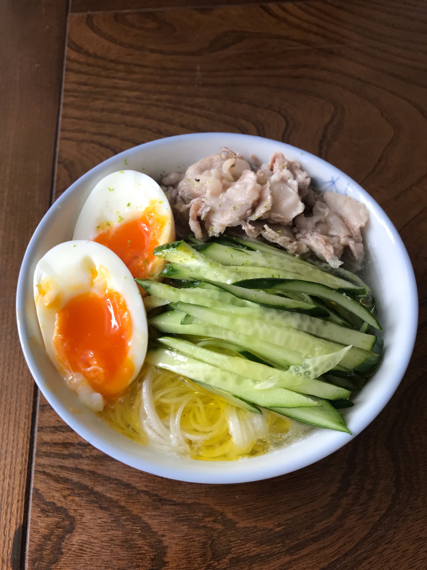 鶏ガラスープそうめん