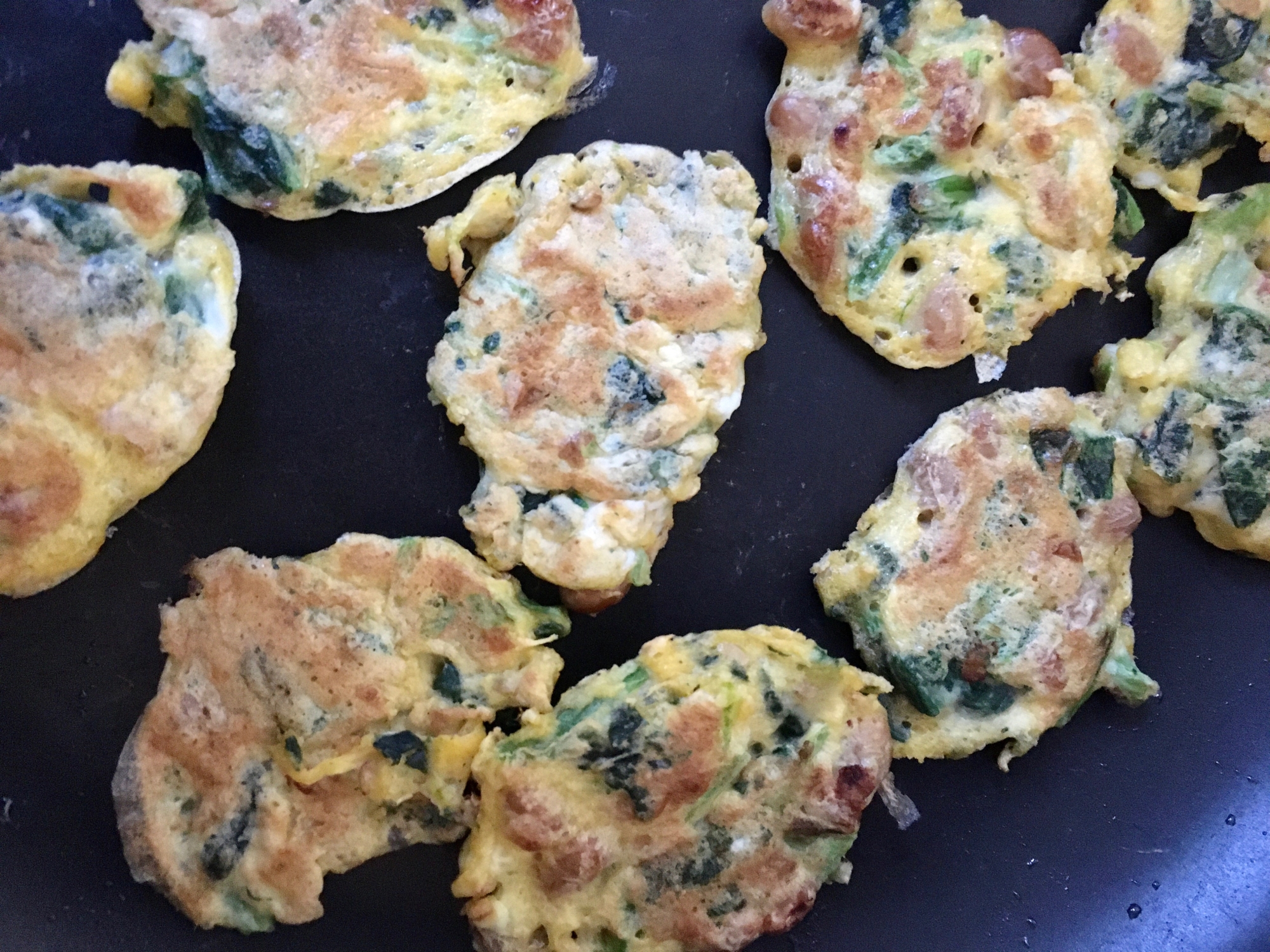 幼児食 納豆とほうれん草のおやき レシピ 作り方 By えみすけ0309 楽天レシピ 幼児食 納豆とほうれん草のおやき レシピ 作り方 By えみすけ0309 楽天レシピ