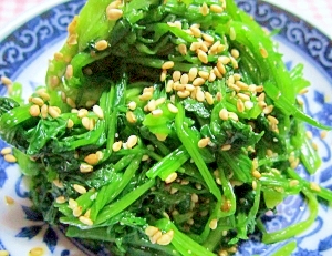 春の爽やかな風　セリの胡麻和え
