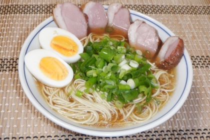 美味！チャーシュータマゴラーメン