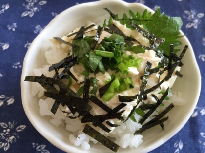 水っぽくない☆豆腐丼